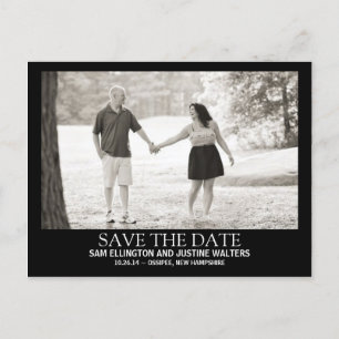 Anúncio Cartão Postal de Foto com Estilo de Poster Moderno