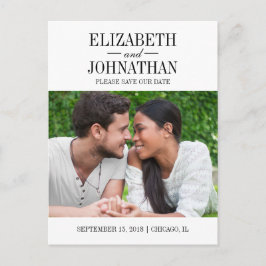 Anúncio Cartão Postal de Foto Simples e Elegante para Salv