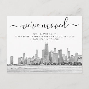 Anúncio Cartão postal de lançamento móvel de Chicago