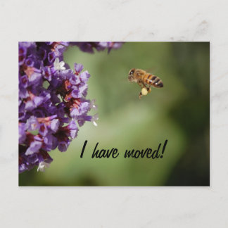 Anúncio Cartão postal de novo endereço