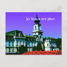 Anúncio Cartão Postal De Novo Endereço 'Temos Um Novo Ende