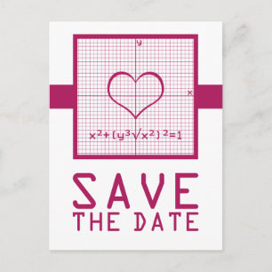 Anúncio Cartão Postal de Salvamento de Data com Gráfico de