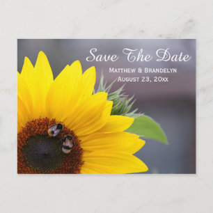 Anúncio Cartão Postal de Salvar a Data do Casamento do Gir