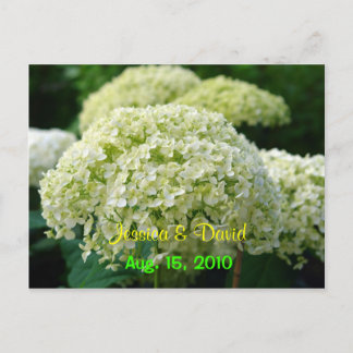 Anúncio Cartão Postal de Save The Date de Hortênsia Branca
