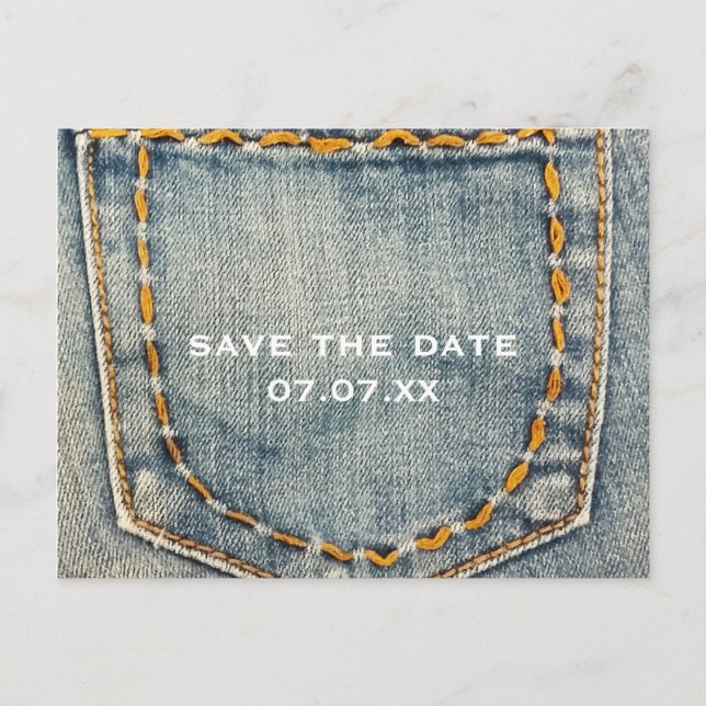 Anúncio Cartão Postal Personalizado de Bolso Costurado de  (Frente)