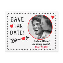 Cartão postal rústico de casamento no Dia dos Namo