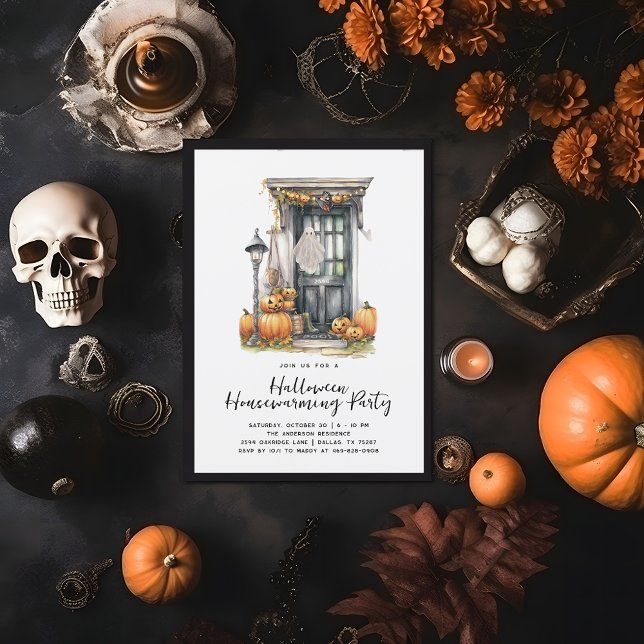 Anúncio Casa de Halloween | Festa de Inauguração (Criador carregado)