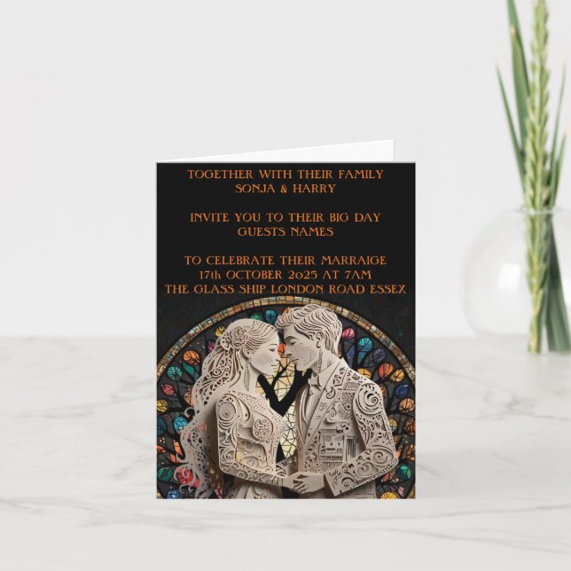 Anúncio Casais de casamento personalizados (Frente)