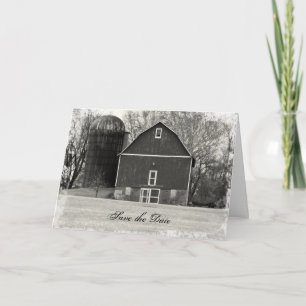 Anúncio Casamento com a Barn Salvar a Data