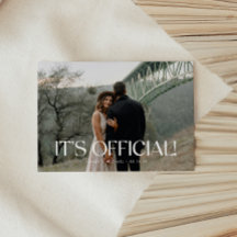 Casamento com Foto Minimalista Moderna