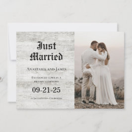 Anúncio Casamento de Fotografias de Madeira Branqueada no