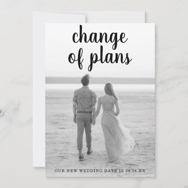 Anúncio Casamento de Fotos de Escrita Manuscrita em Escrit (Frente)