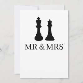 Anúncio Casamento de Peças King And Queen Chess