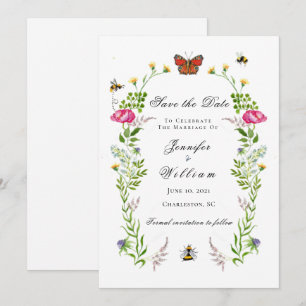 Anúncio Casamento Elegante do Jardim Botânico Salve a Dat