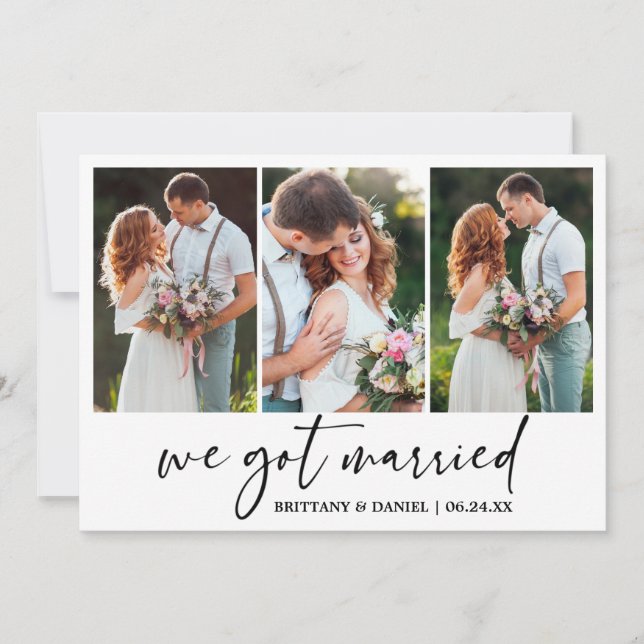 Anúncio Casamento Fotográfico com Caneta 3 da Calliografia (Frente)