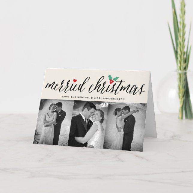 Anúncio Casamento Fotográfico de Felried Christmas Holly M (Frente)