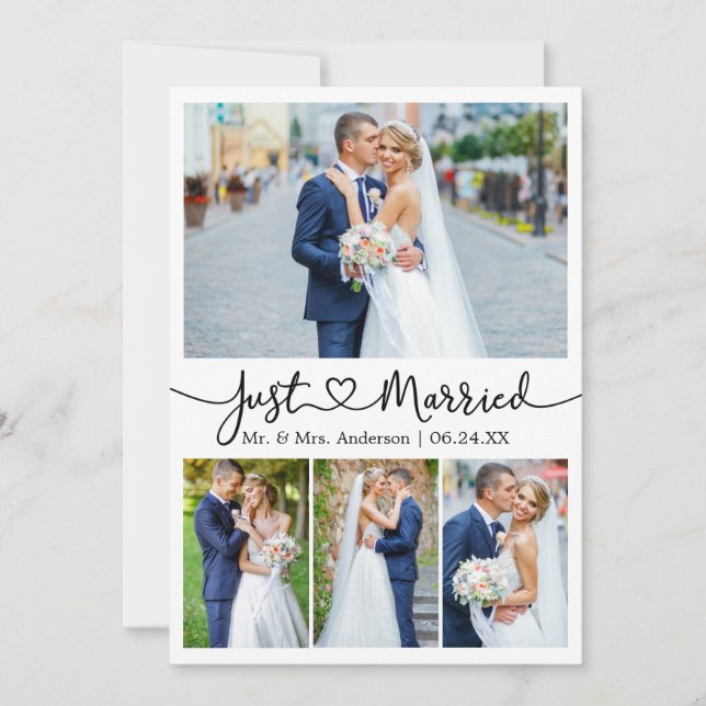 Anúncio Casamento Fotográfico do Coração 5 da Caligrafia M (Frente)