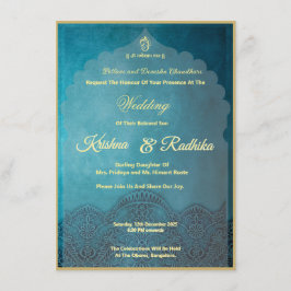 Anúncio Casamento indiano elegante Ganesha