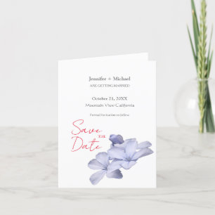 Anúncio Casamento Minimalista Caligrafia Floral 