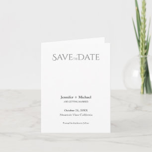 Anúncio Casamento Minimalista Caligrafia Script