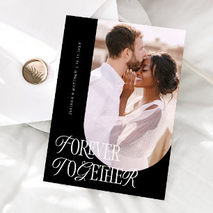 Anúncio Casamento Negro Elegância para sempre juntos