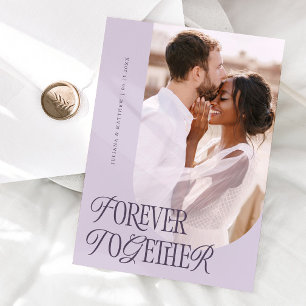 Anúncio Casamento Roxo da Elegância da Forever Juntas
