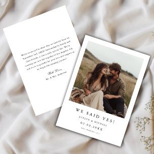 Anúncio Casamento Rústico Boho Foto Tipografia Nós Dissemo