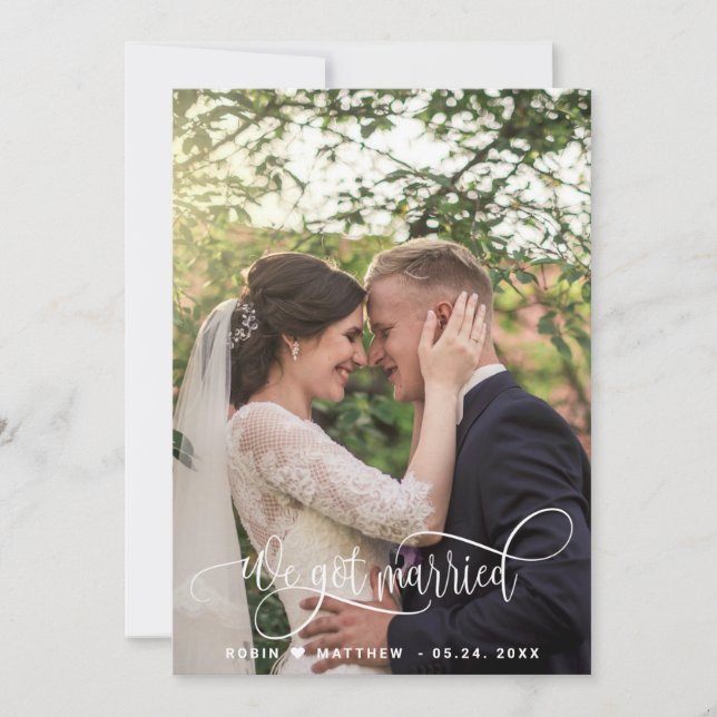 Anúncio Casamo-Nos, Casamento De Fotografias De Script Ele (Frente)