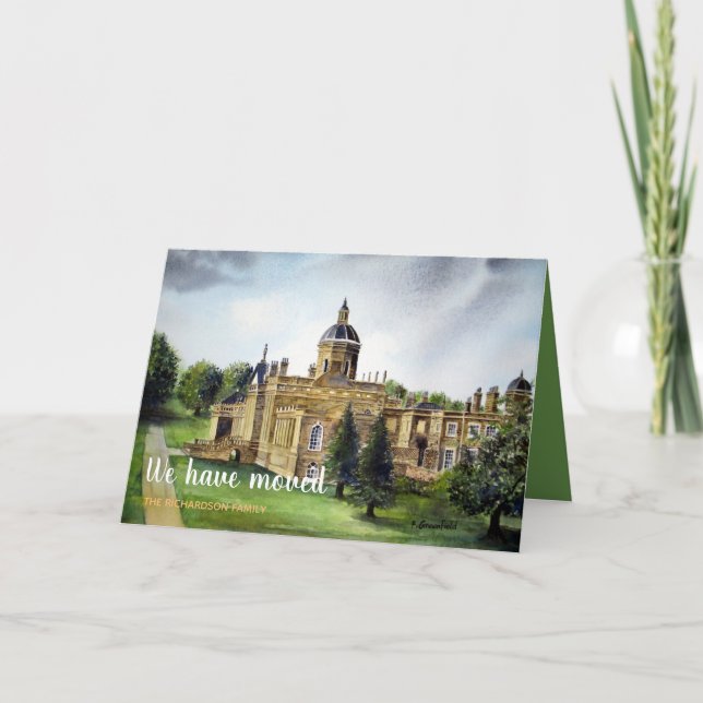 Anúncio Castle Howard Yorkshire New Home We Have Moved (Frente)