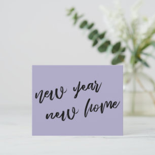 Anúncio casual de Ano Novo Púrpura Roxo
