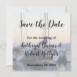 Anúncio Catamarã no Porto de Lahaina Casamento Save the Da
