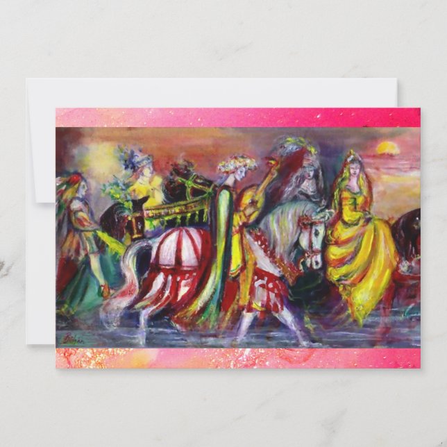 Anúncio CAVALEIROS, MÚSICA À NOITE, GRITOS Dourados cor-de (Frente)