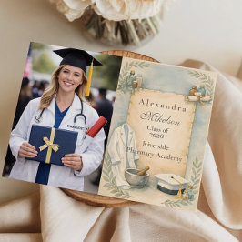 Anúncio Celebração de Formatura de Farmacêutico