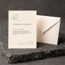 Certificado de Batismo Minimalista Recordação dos