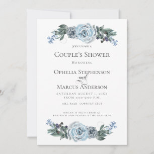 Anúncio Chá Casal Floral Azul Estanjado