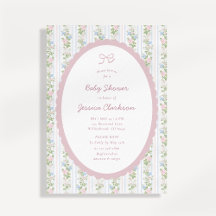 Chá de Bebê Floral em Estilo Vintage Grandmillenni