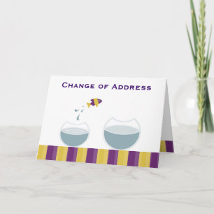 Anúncio Change of Address