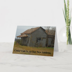 Anúncio Change of Address Card: Come visit Us