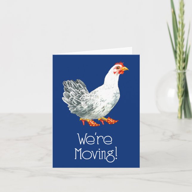 Anúncio Change Of Address Moving Card (Frente)