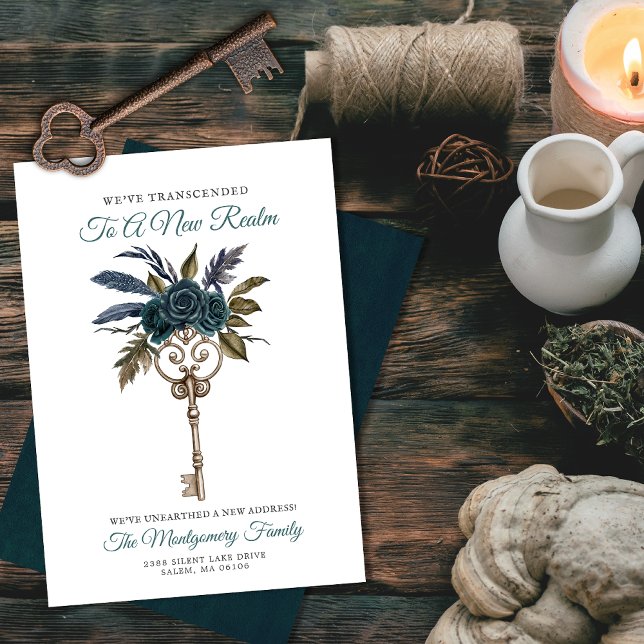 Anúncio Chave Floral Gótica Nova Casa Novo Endereço Movime (Criador carregado)