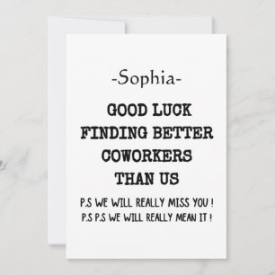 Anúncio Chefe Colaborador Deixando Citação Engraçada, Pers