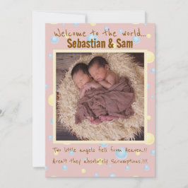 Anúncio Chegada do Twins