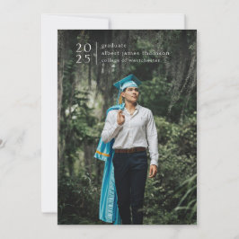 Anúncio cheio sangra foto simples moderna em negrito ano