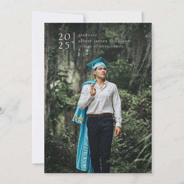 Anúncio cheio sangra foto simples moderna em negrito ano (Frente)