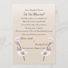 Anúncio Cherry Blossoms Elopement 2