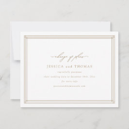 Anúncio Chic Janela Casamento Adiamento Mudar a Data