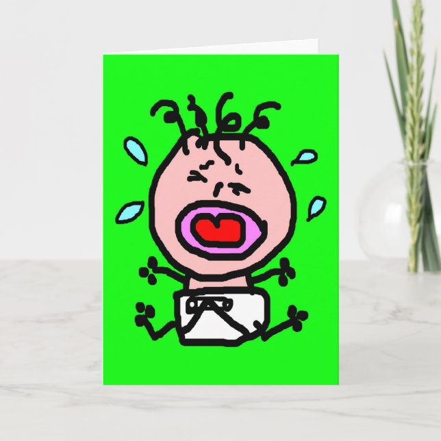 Anúncio Chore bebês chorando, esperando grávida (Frente)