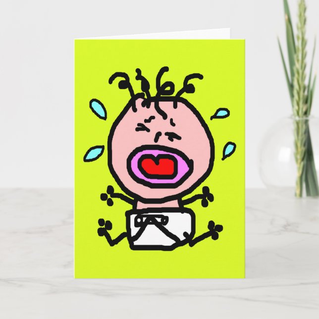 Anúncio Chore bebês chorando, esperando grávida (Frente)