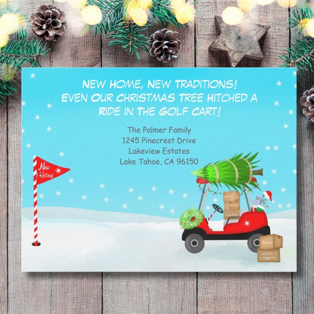 Anúncio Christmas Golf Cart With Moving Boxes Golf  (Criador carregado)