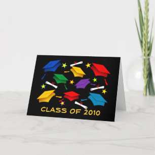 Anúncio Class of 2010 Graduation - Paper Greeting Card